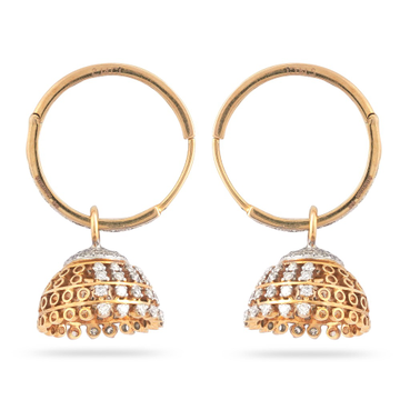 916 gold Light Weight Design Hallmark Earring  by 