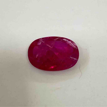 4.65ct oval red ruby-manek by 