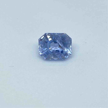 7.65ct octagonal blue blue-sapphire-neelam by 