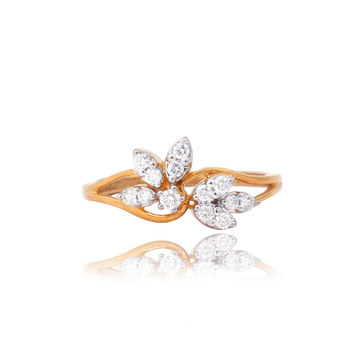 22K Gold Diamond Ring For Daily Wear by 