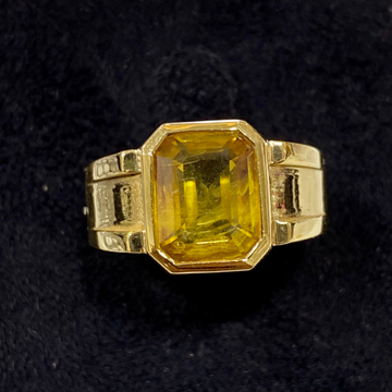 Yellow Sapphire Ring by 
