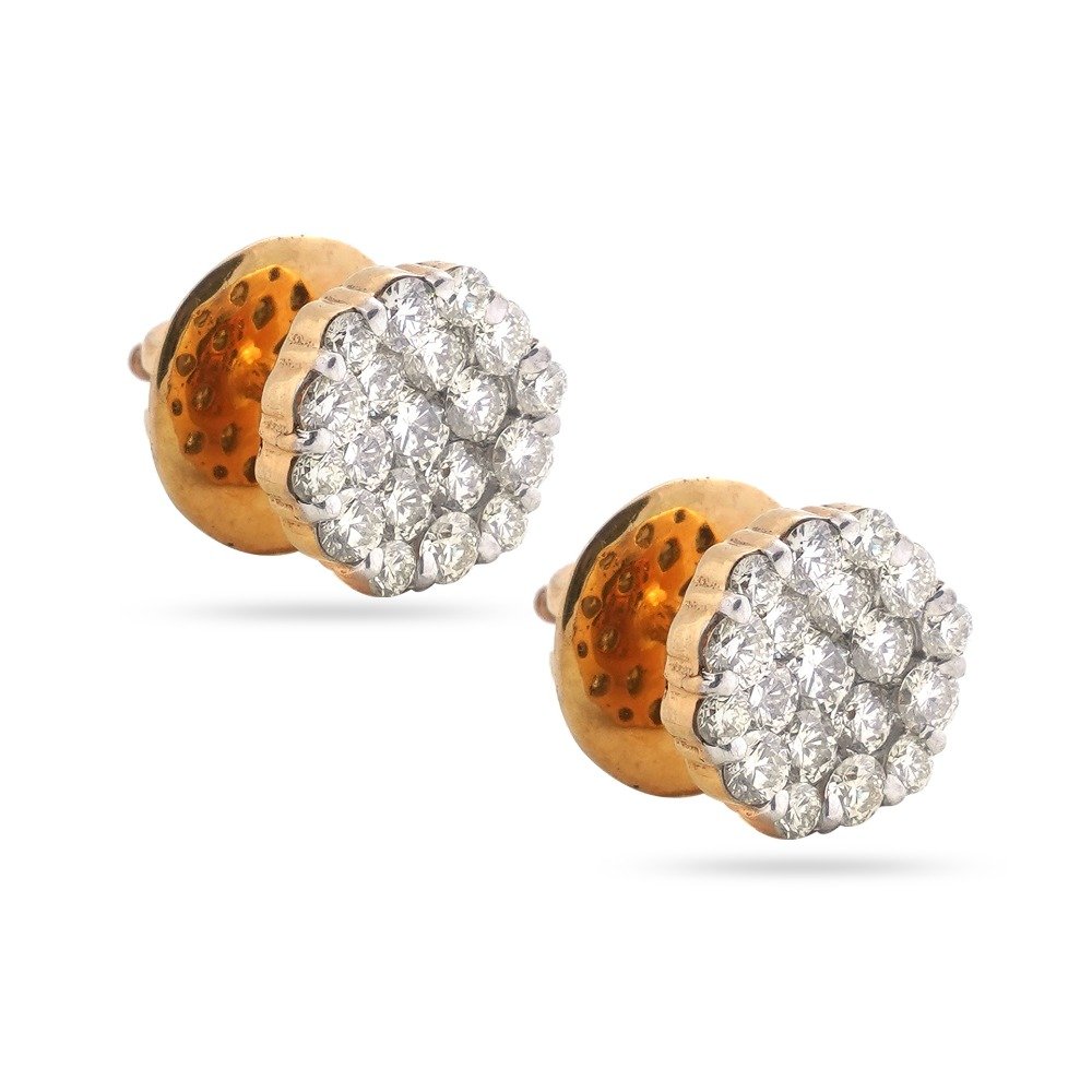 Exclusive Design Gold Diamond Earring 