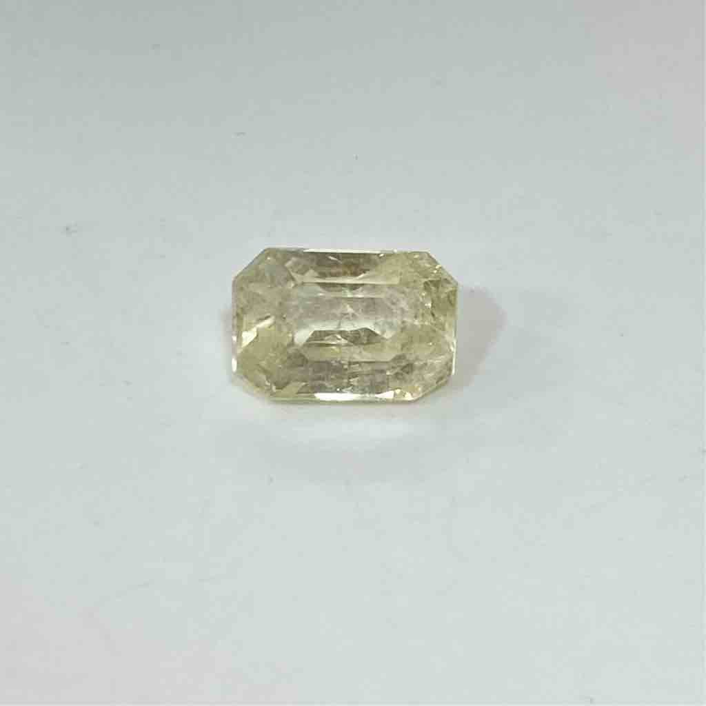 4.13ct octagonal yellow yellow-sapphire-pukhraj