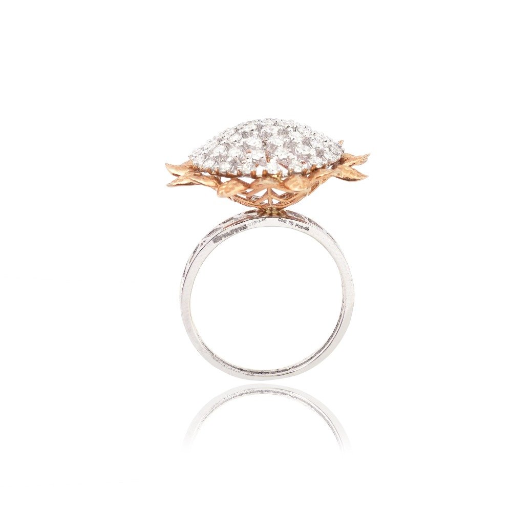 18Kt Rose Gold Diamond Cocktail Ring