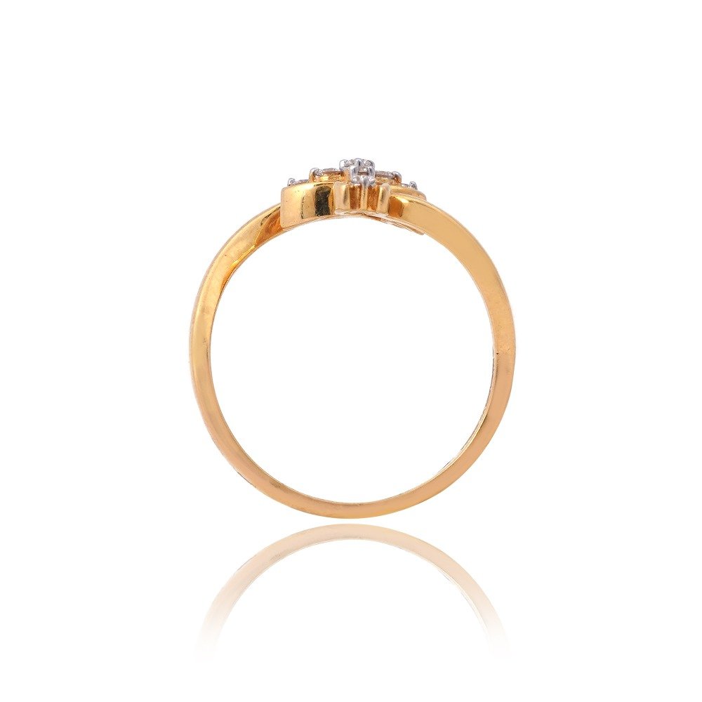 22K Gold Classic Diamond Ring