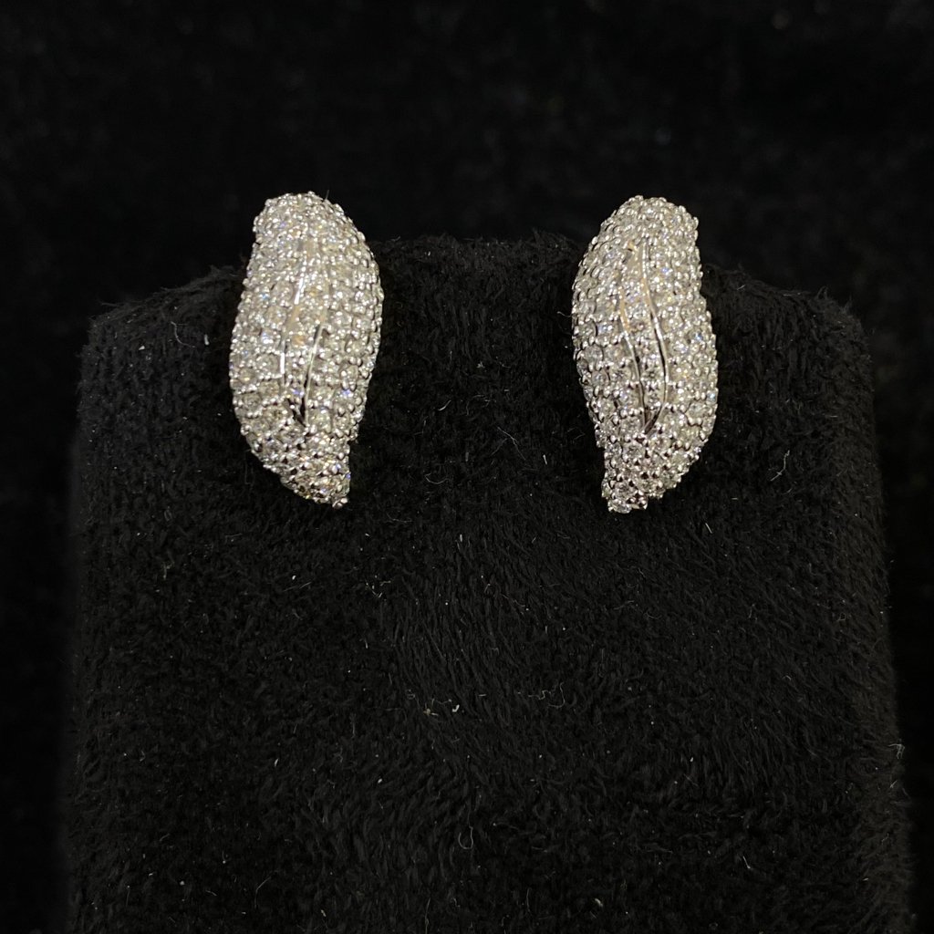 Bali Type Diamond Earrings