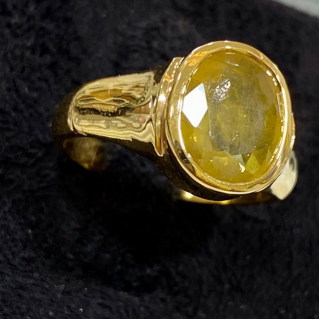 Yellow Sapphire Ring