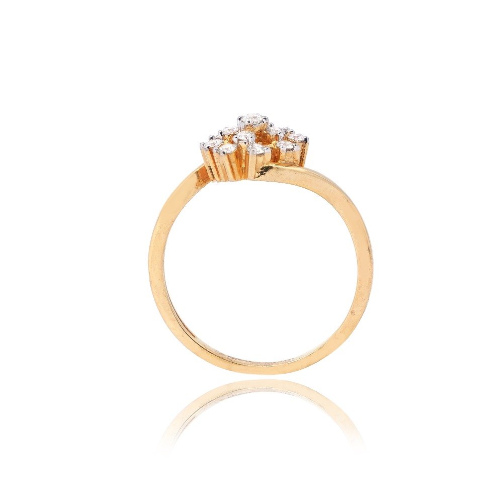 916 Gold Delicate Engagement Ring