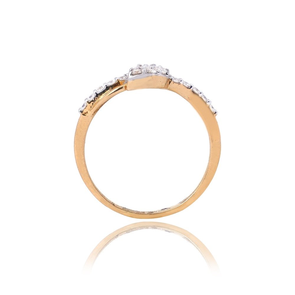 22K Gold Diamond ring For Daily Wear