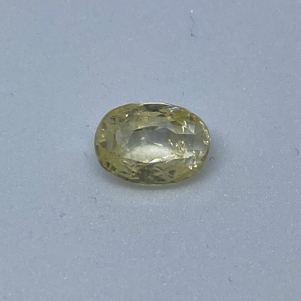 3.84ct oval yellow yellow-sapphire-pukhraj