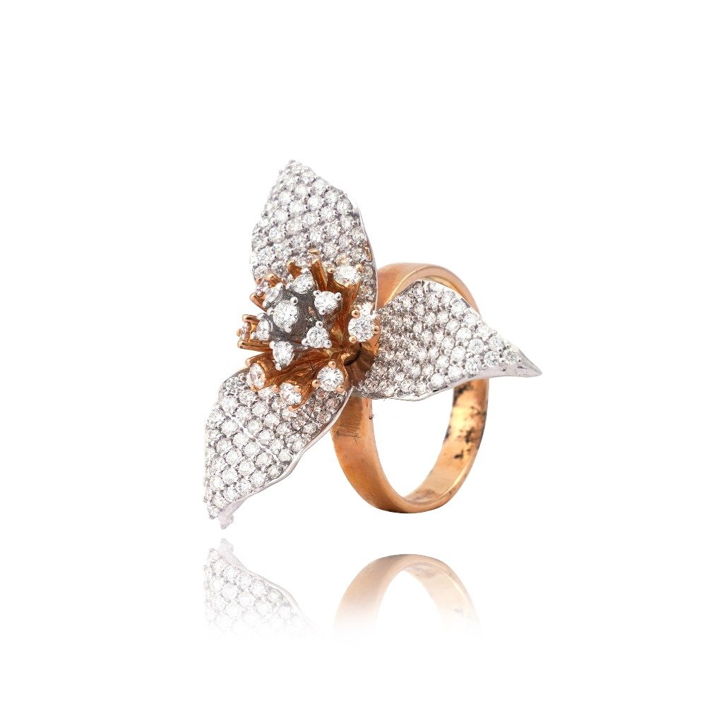 22K Gold Stylish Ladies Ring