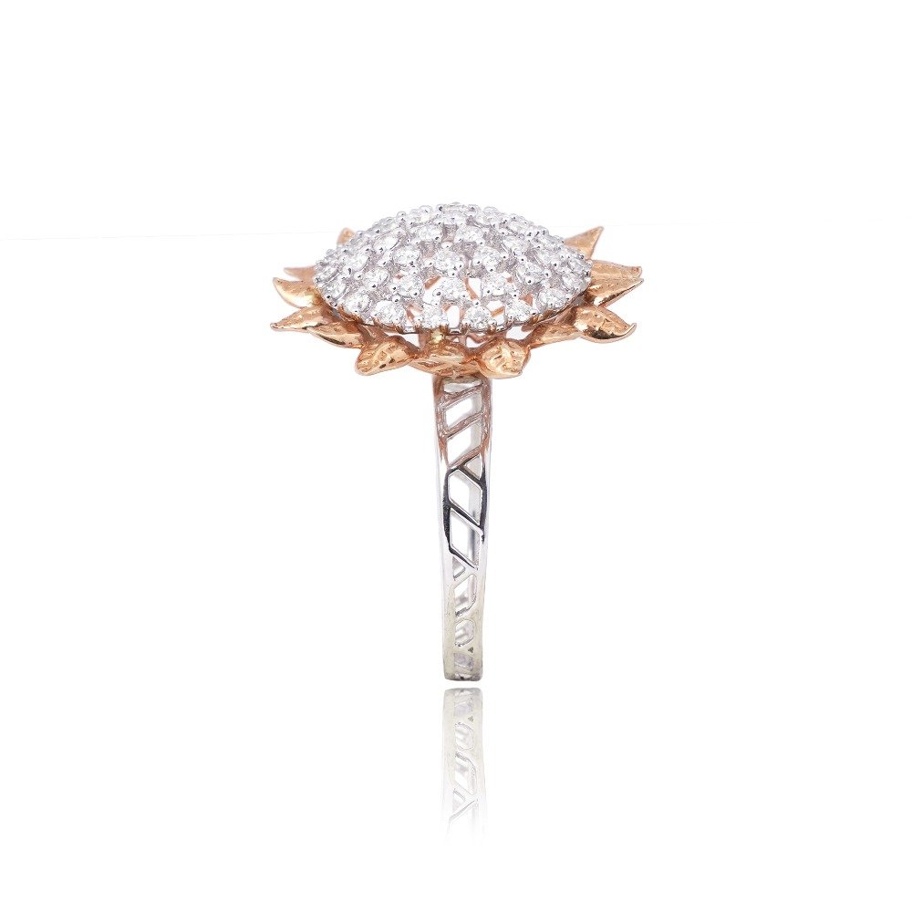 18Kt Rose Gold Diamond Cocktail Ring